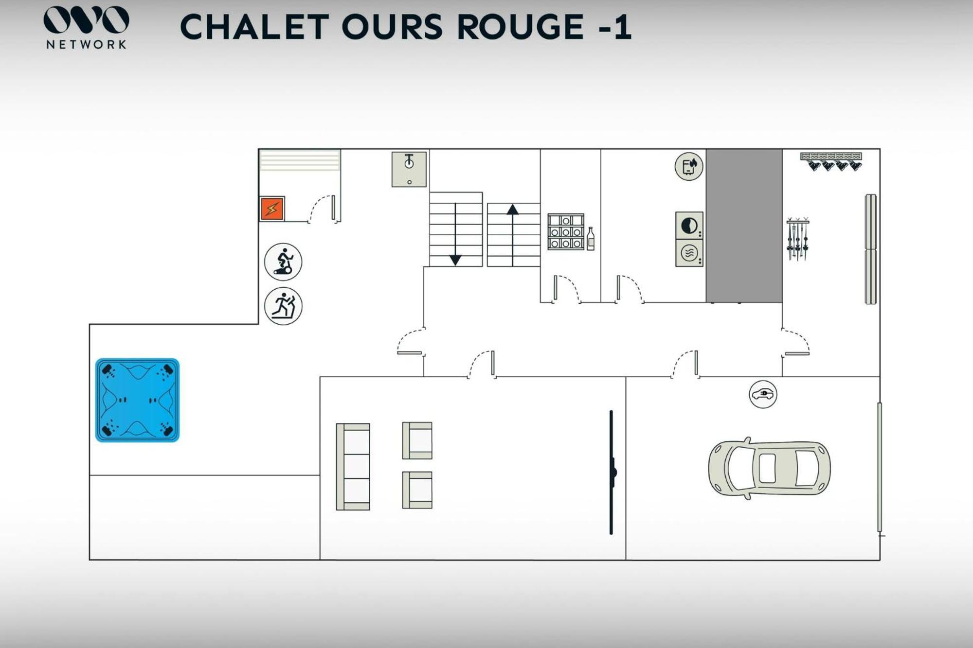 הוילה לה גראן-בורנו Chalet Ours Rouge - Ovo Network מראה חיצוני תמונה